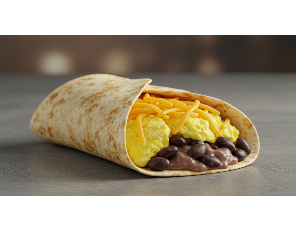 Breakfast Burritos with Black Beans