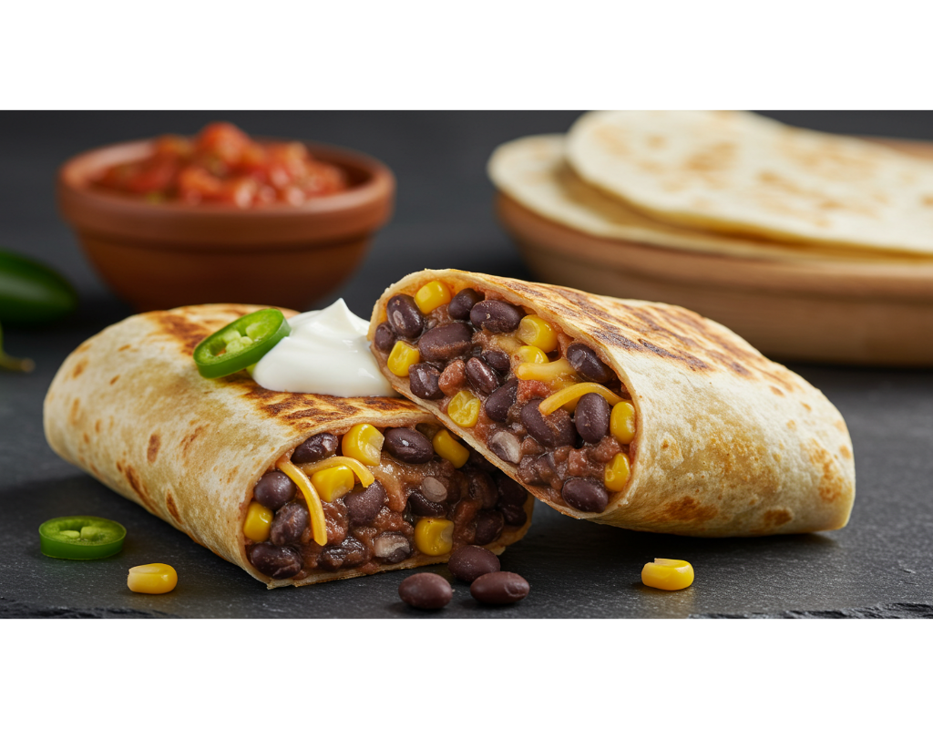 Breakfast Burritos with Black Beans