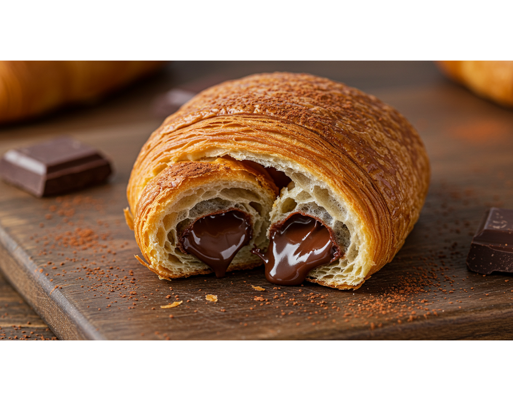 Chocolate Stuffed Croissants