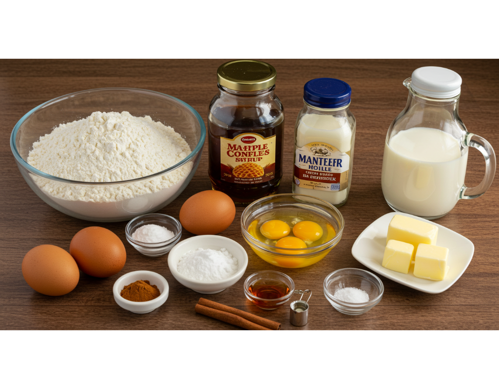 ingredient for Chocolate Stuffed Croissants