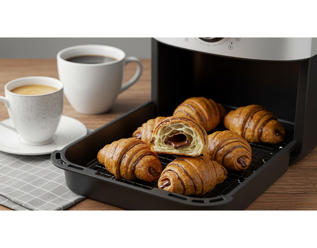 Chocolate Stuffed Croissants