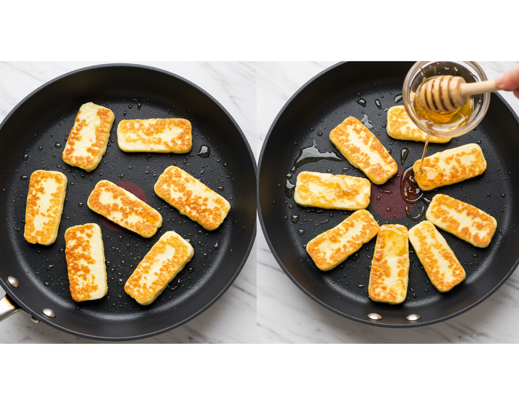 Spiced Honey-Glazed Halloumi & Fig Salad