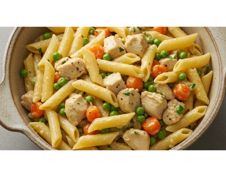 Chicken Pot Pie Pasta