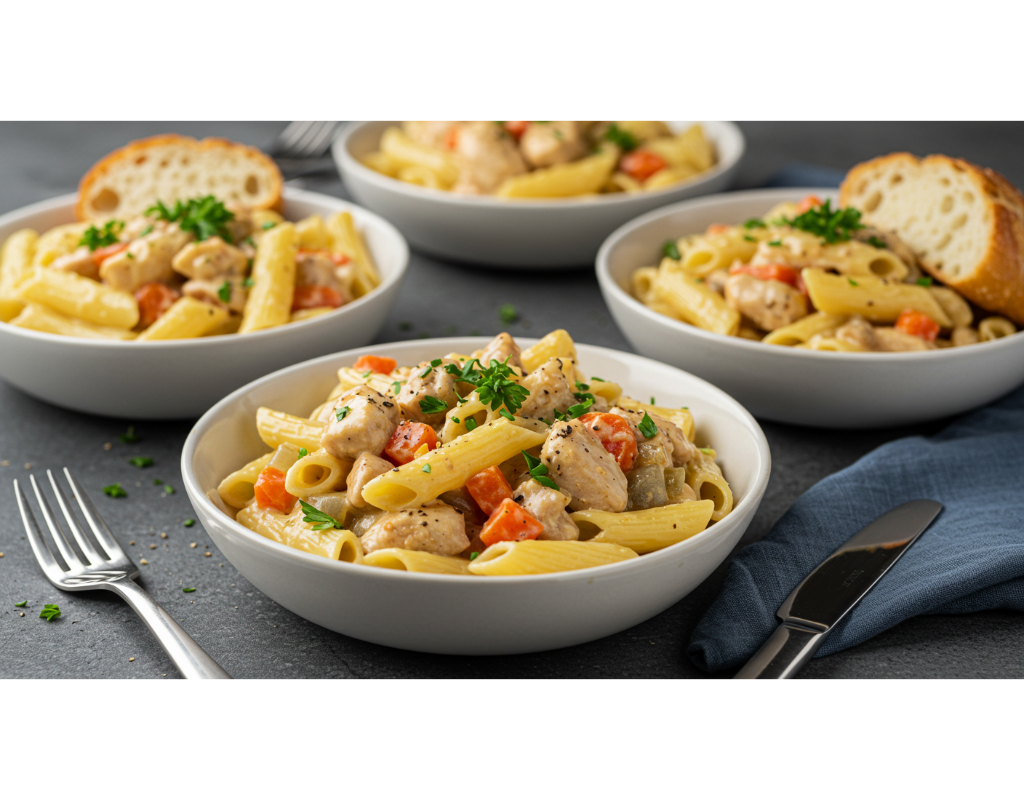Chicken Pot Pie Pasta