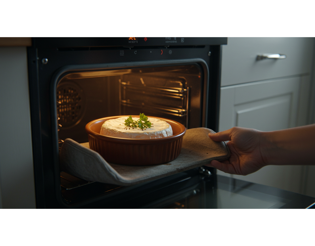 Baked camembert