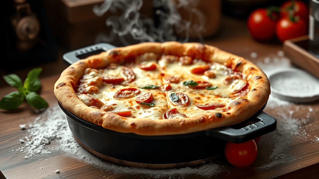 Cast iron skillet pizza recipe