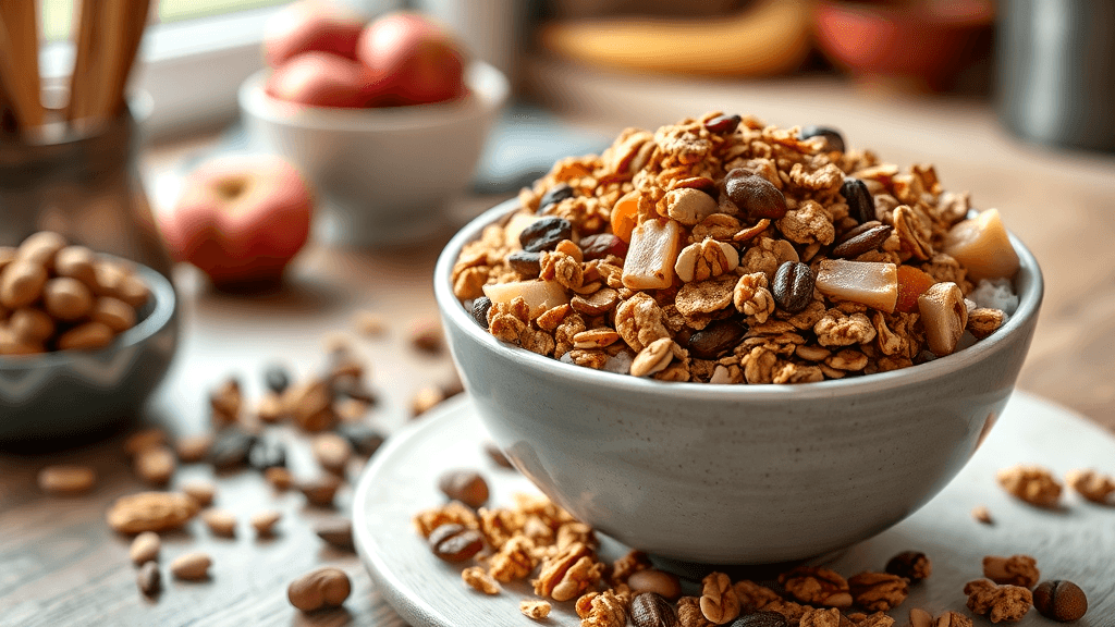 Low-sugar granola recipe
