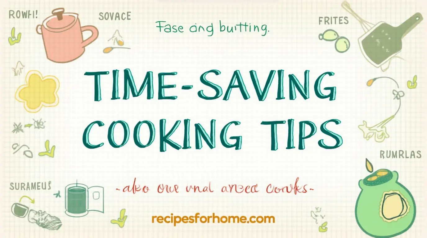 Time-saving cooking tips