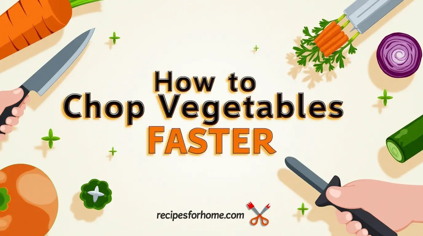 How to chop vegetables faster