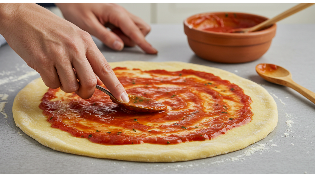 Christmas Leftovers Pizza
