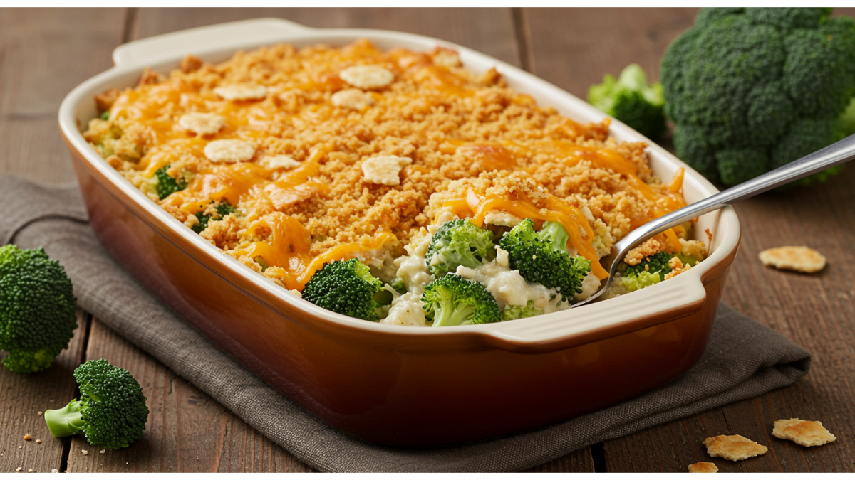 Christmas side dish recipes Cheesy Broccoli Casserole