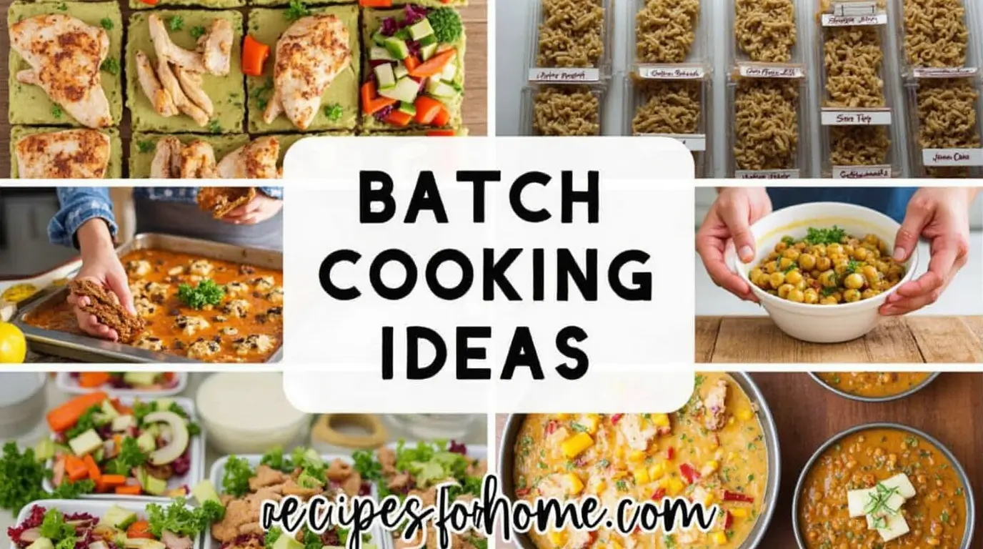 BATCH COOKING IDEAS