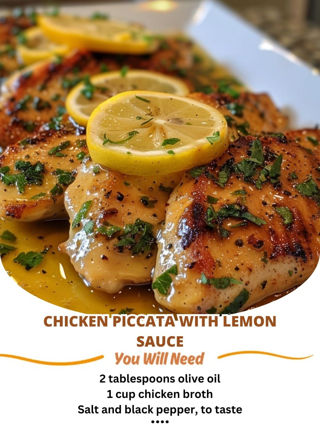 Chicken Piccata with Lemon Sauce