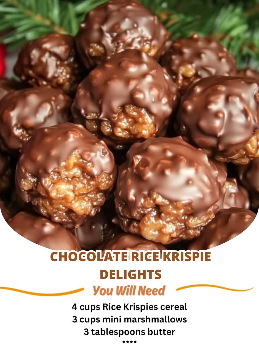 Chocolate Rice Krispie Delights