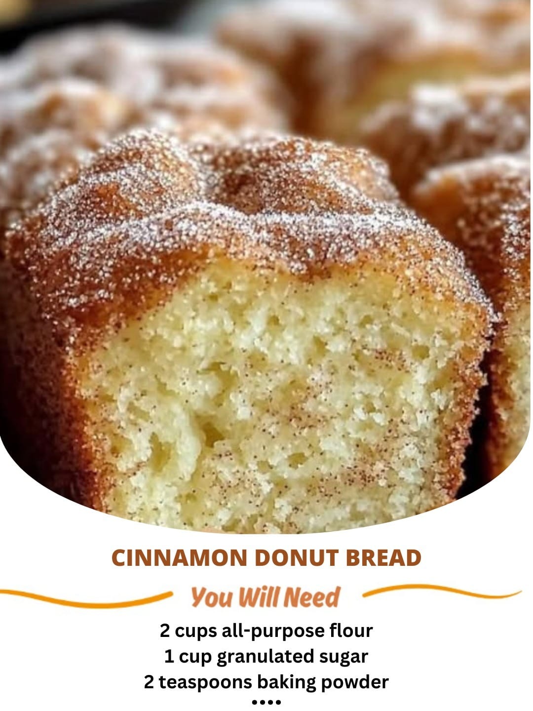 Cinnamon Donut Bread