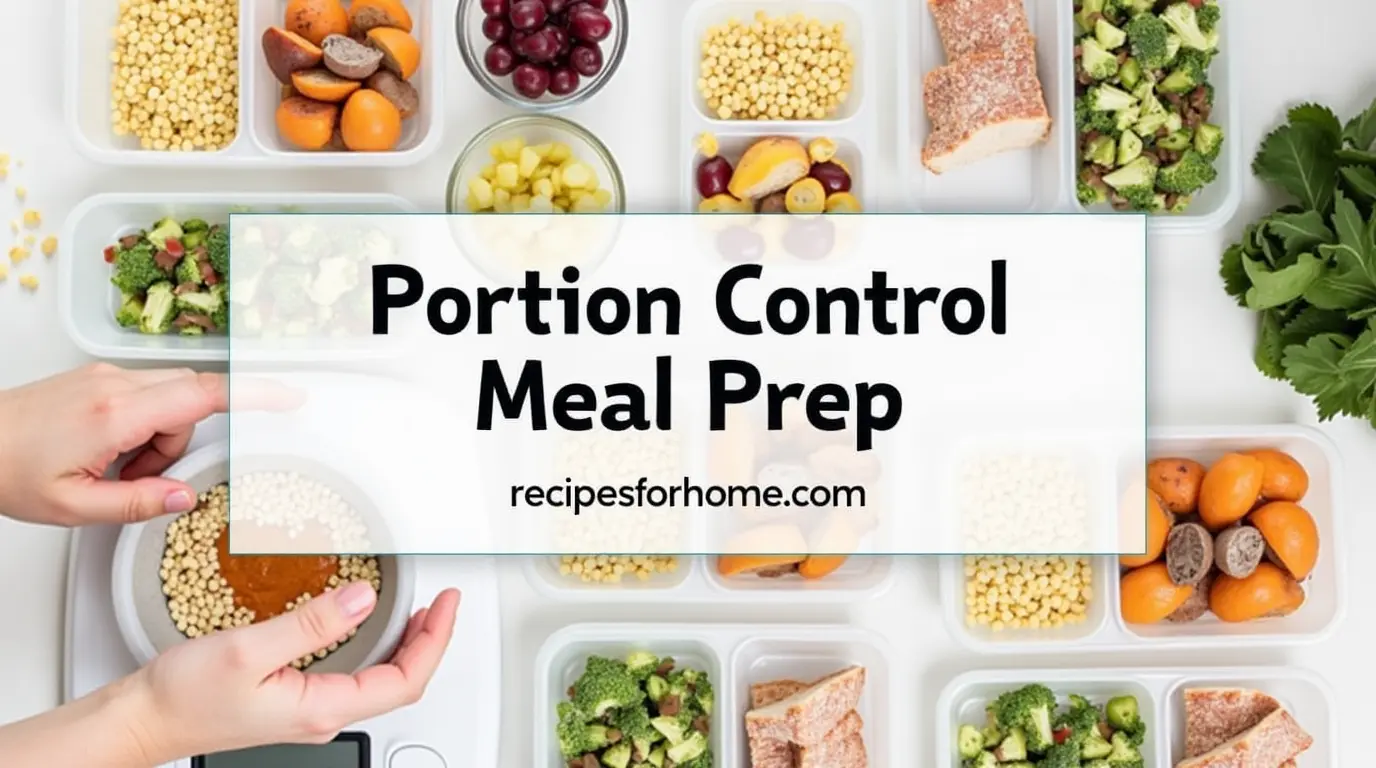 Portion Control Meal Prep