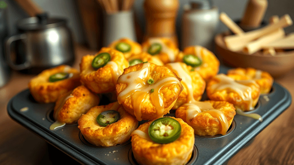 Southern-Style Honey Butter Cornbread Poppers