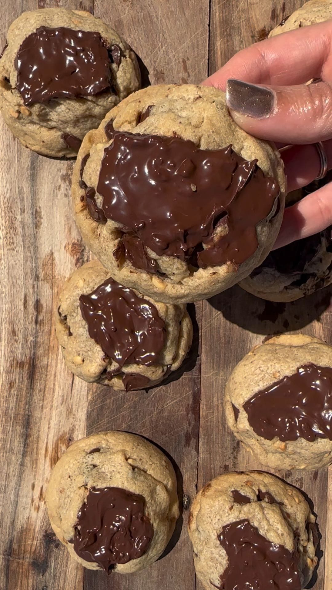 Chewy Peanut Butter Chocolate Chunk Cookie