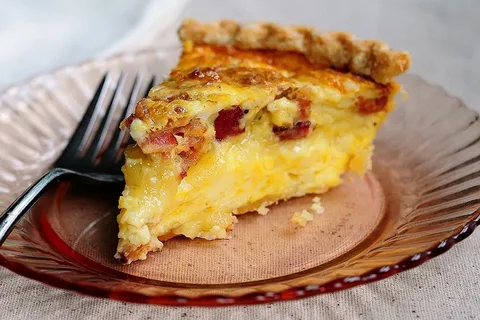 Bacon and Cheese Crustless Quiche