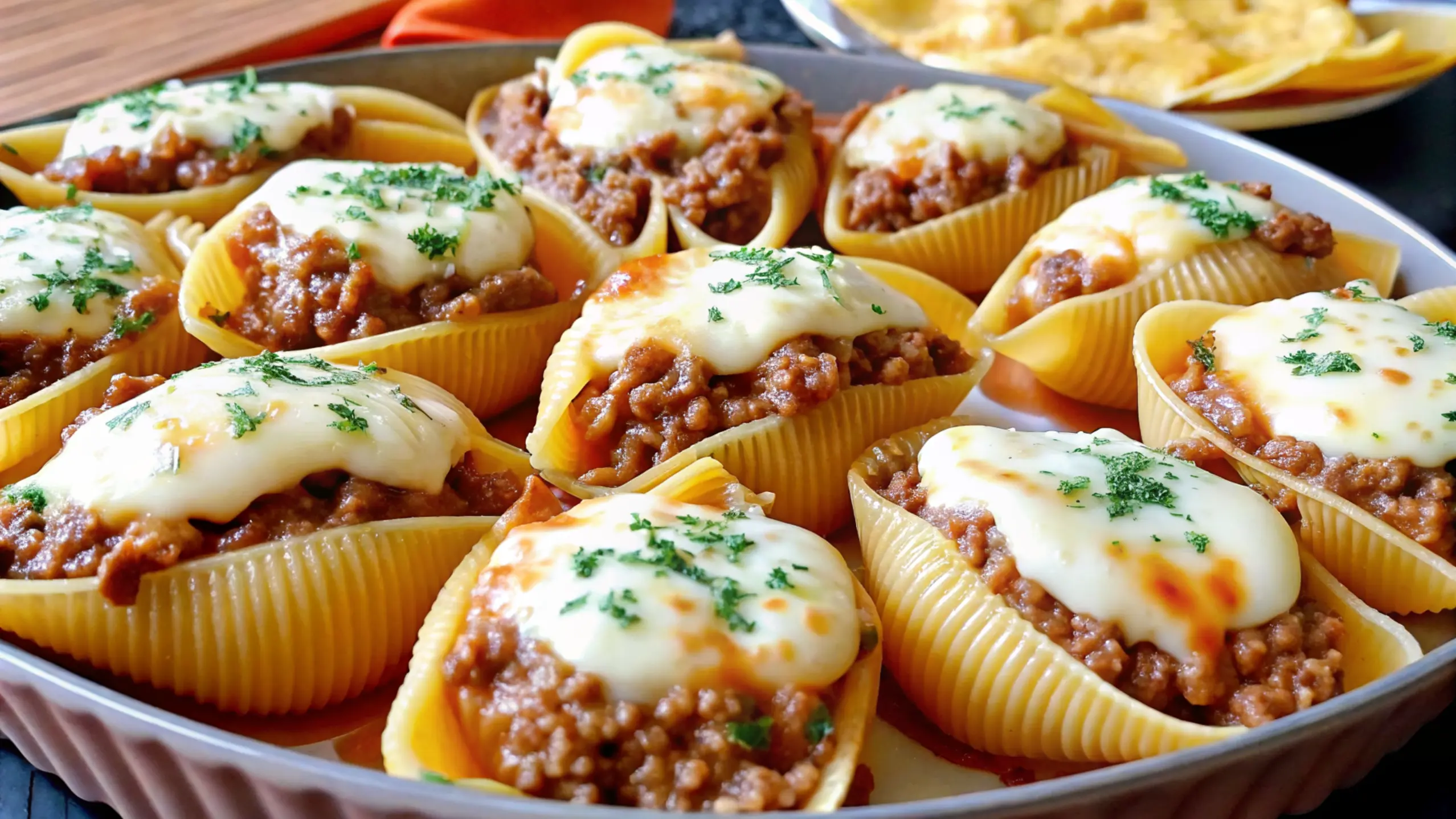 Beef-Stuffed Shells with Creamy Ricotta Filling 2