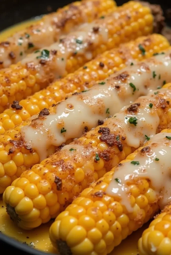 Cheesy Garlic Butter Corn on the Cob 2