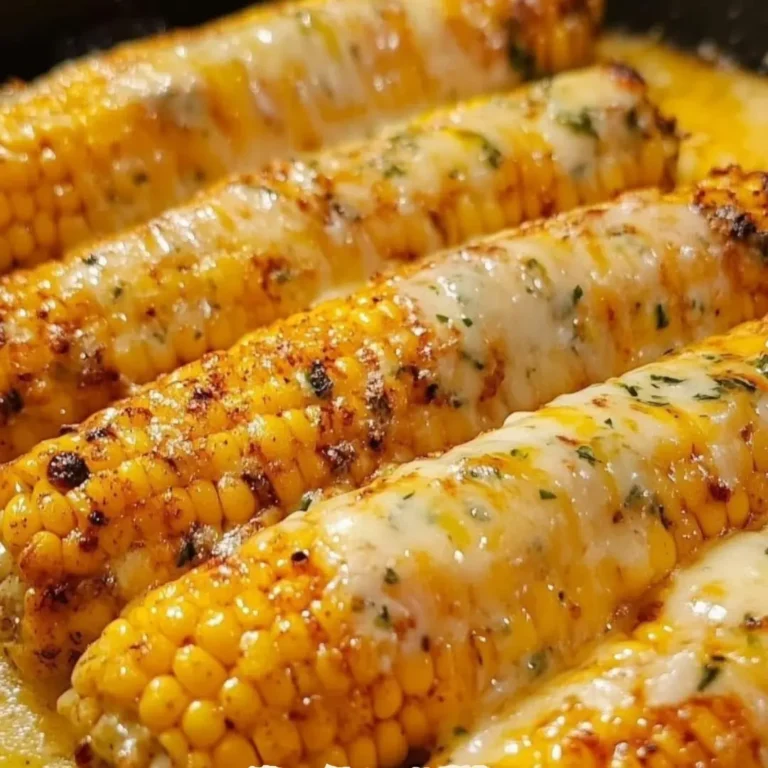 Cheesy Garlic Butter Corn on the Cob