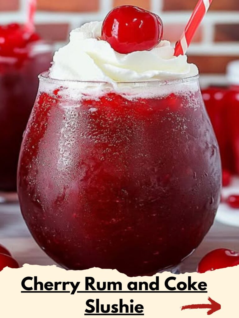 Cherry Rum and Coke Slushie
