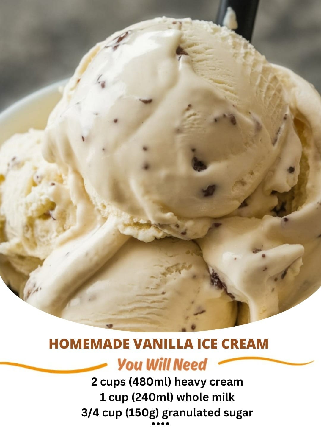 Homemade Vanilla Ice Cream