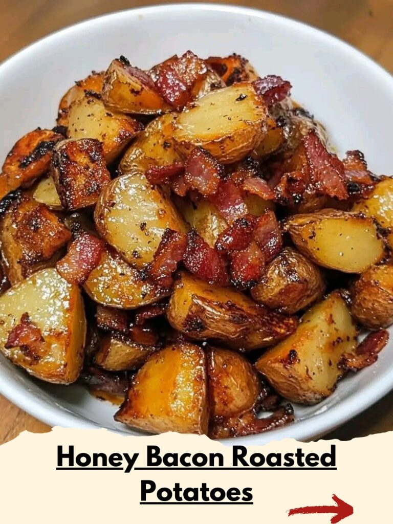 Honey Bacon Roasted Potatoes