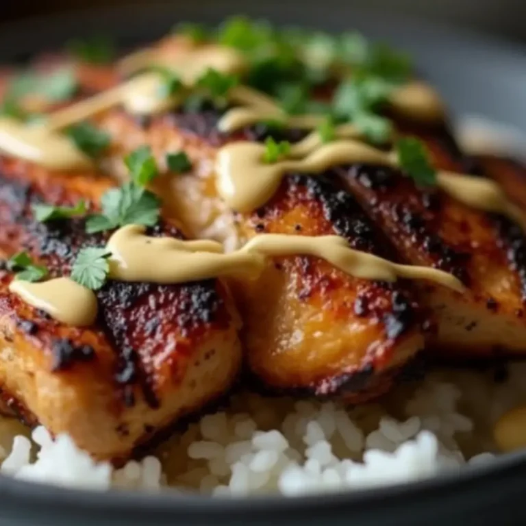 Flavorful Chicken & Rice Bowls with Creamy Garlic Sauce1 (1)