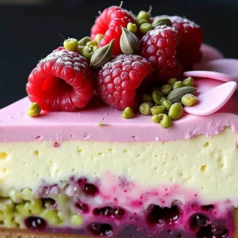 Lush Raspberry pistachio cheesecake delight1