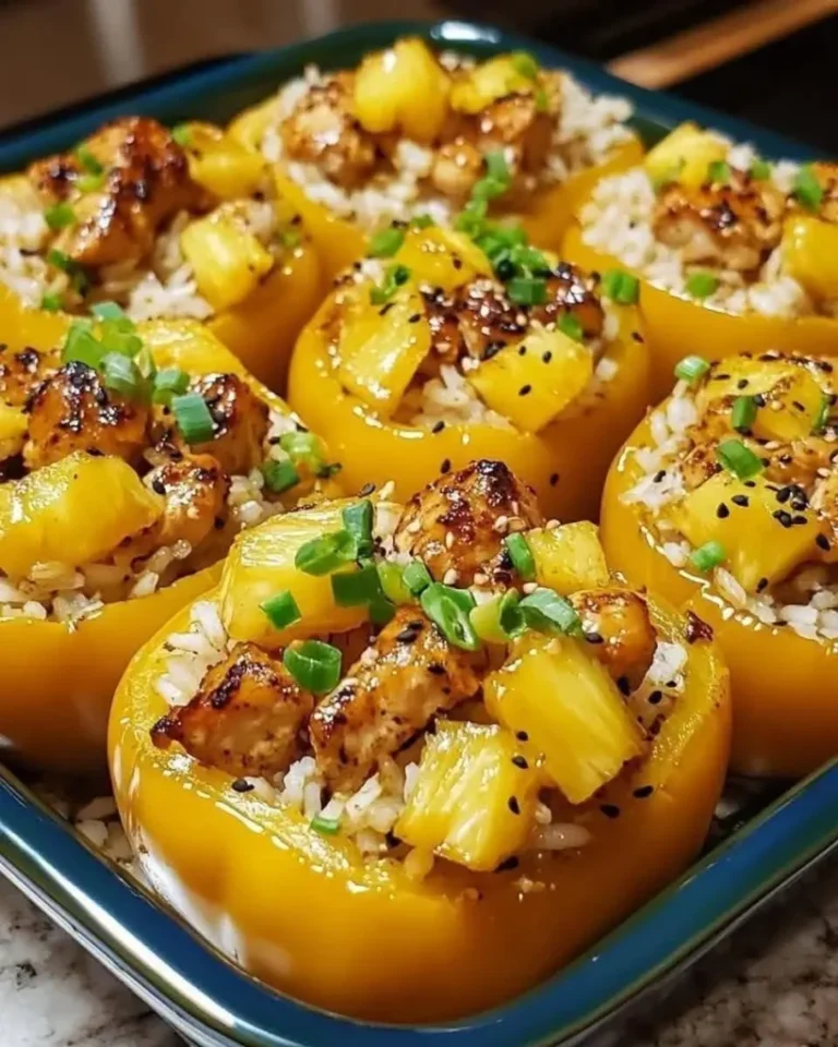 Best 30-Minute Teriyaki Pineapple Chicken & Rice Stuffed Peppers 3 Teriyaki Pineapple Chicken Rice Stuffed Peppers 819x1024 1